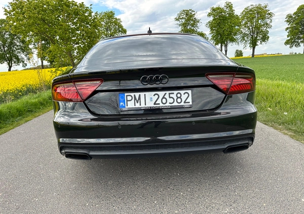 Audi A7 cena 155000 przebieg: 72000, rok produkcji 2017 z Sieraków małe 781